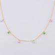 Cadena Aro Seguido Chispas Arcoiris 2.05g / 18 in / 1.3mm Oro Amarillo 18K