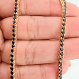 Pulso Tennis Doble Faz 7gr / 7 in / 2.53mm Oro Amarillo +4 18K &