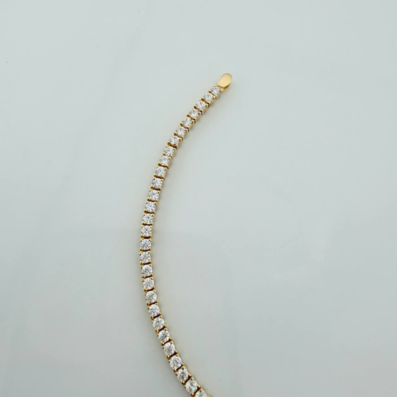 Pulso Tennis Doble Faz 7gr / 7 in / 2.53mm Oro Amarillo +4 18K &