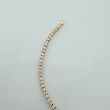 Pulso Tennis Doble Faz 7gr / 7 in / 2.53mm Oro Amarillo +4 18K &