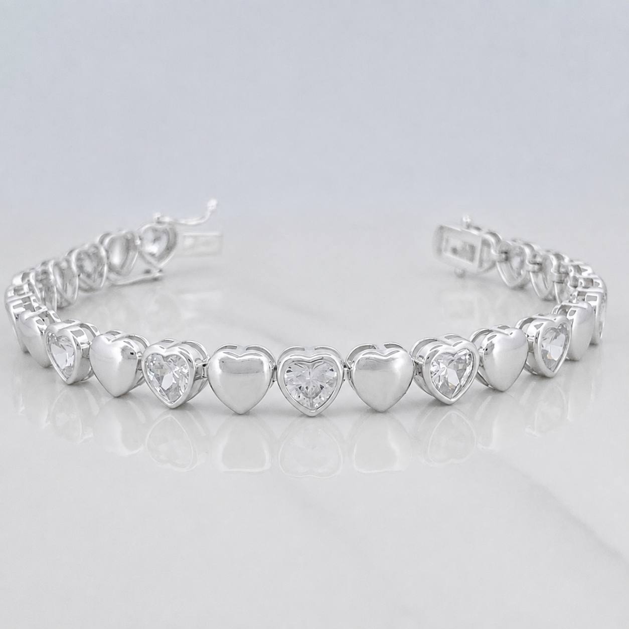 Bracelet Corazon 16.4g / 7 1/2 in / 7.39mm Silver 925
