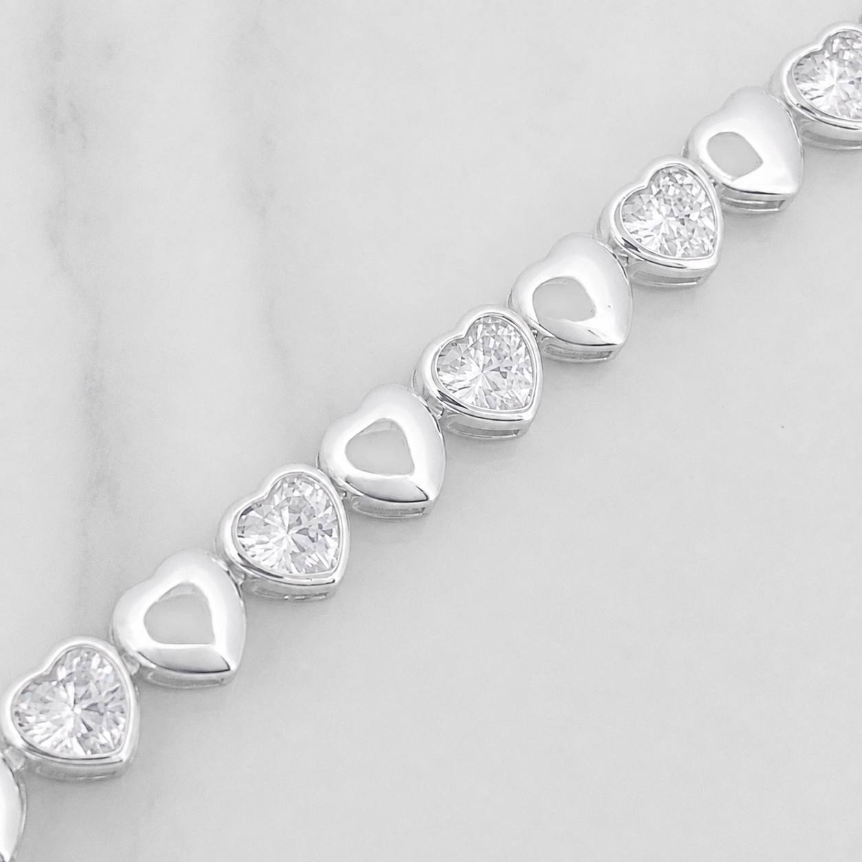 Pulso Corazon 16.55g / 7 1/2 in / 7.37mm Plata 925