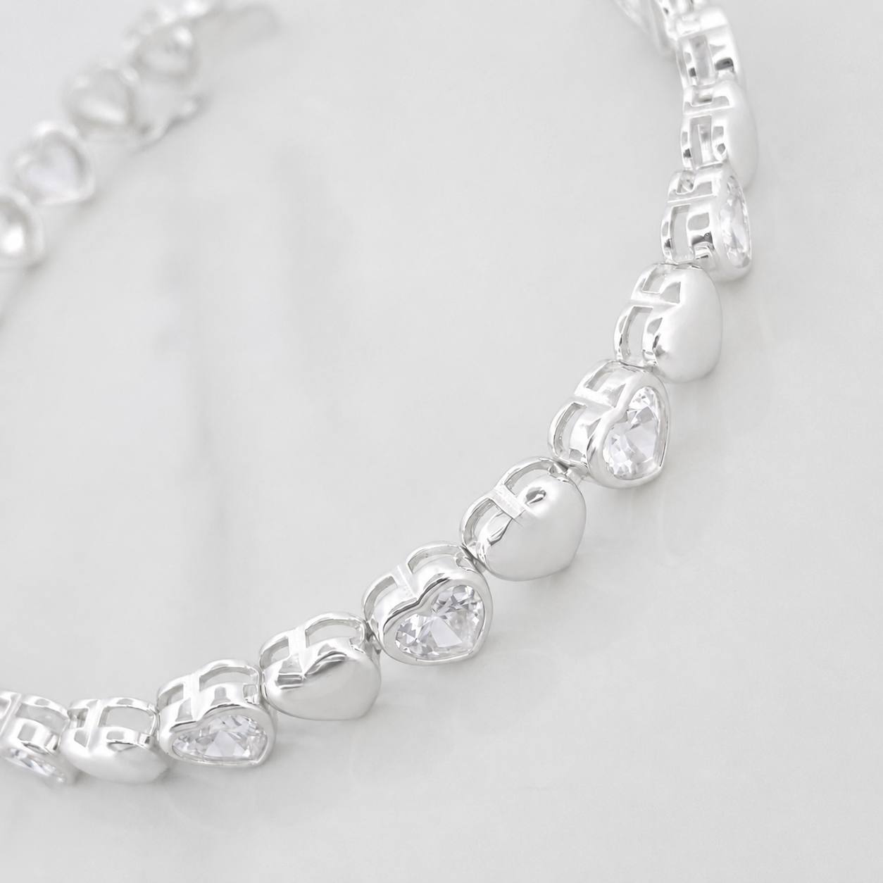 Bracelet Corazon 16.4g / 7 1/2 in / 7.39mm Silver 925
