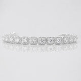 Tennis Bracelet Square 17.85g / 7 in / 6.98mm Silver 925