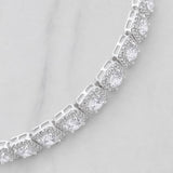 Tennis Bracelet Square 17.85g / 7 in / 6.98mm Silver 925
