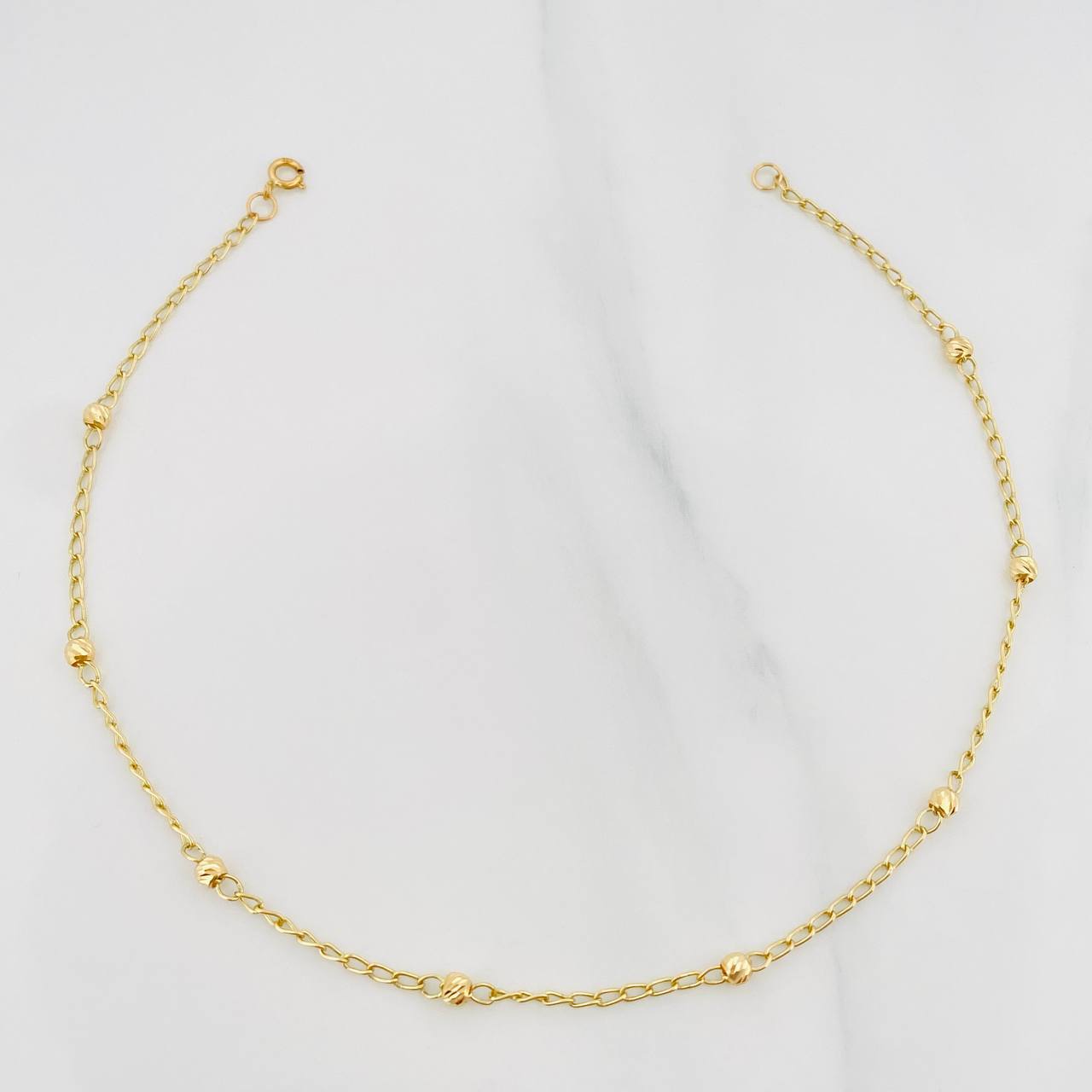 Cadena Espiga 3.05 g / 18 in / 0.6 mm Oro Amarillo 18K