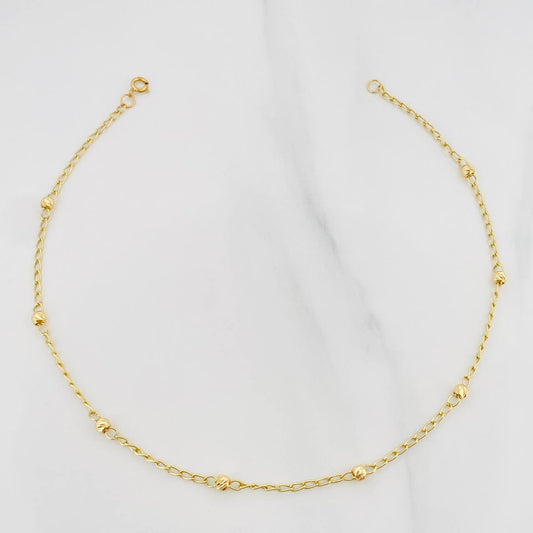 Cadena Espiga 3.05 g / 18 in / 0.6 mm Oro Amarillo 18K