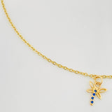 Classic Link Anklet Libelula 1.6 g / 9 3/4 in / 0.4 mm Yellow Gold 18K
