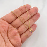 Classic Link Anklet Libelula 1.6 g / 9 3/4 in / 0.4 mm Yellow Gold 18K