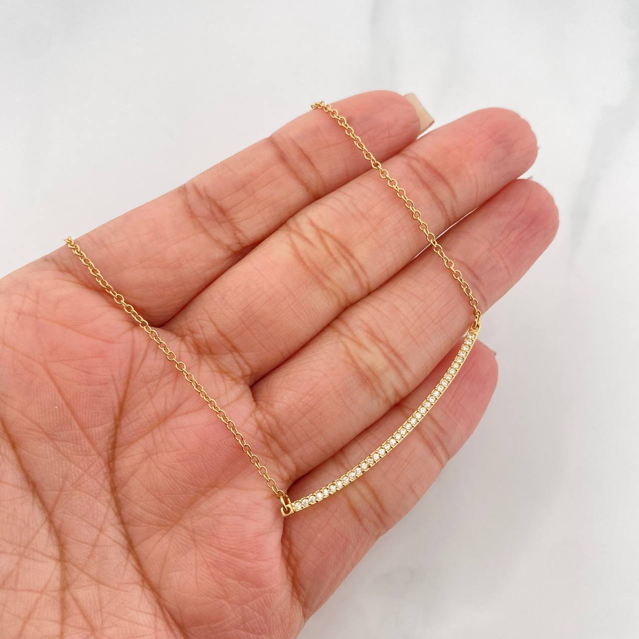 Cadena Aro Seguido 3 g / 19 3/4 in / 0.6 mm Oro Amarillo 18K