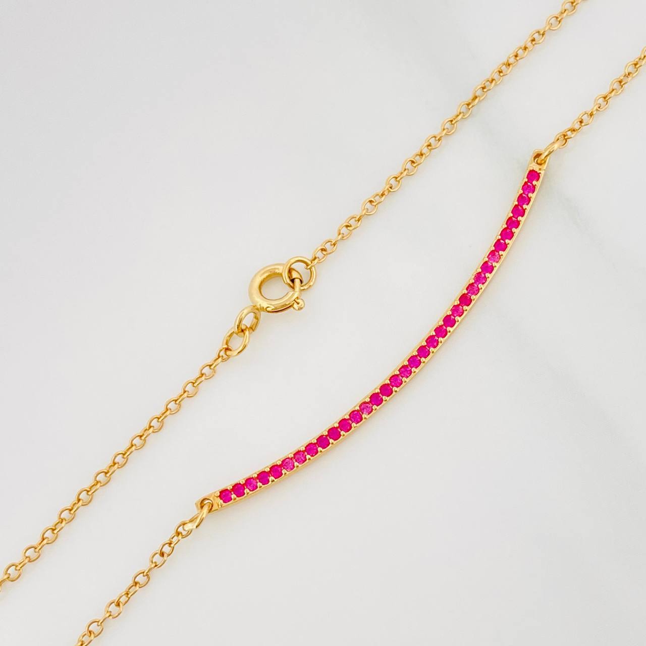 Half Moon Classic Link Chain 2.8 g / 18 in / 1.43 mm 18K Yellow Gold