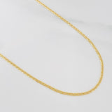 Cadena Escalera 1.45 g / 40 cm / 1.5 mm Oro Amarillo 18K