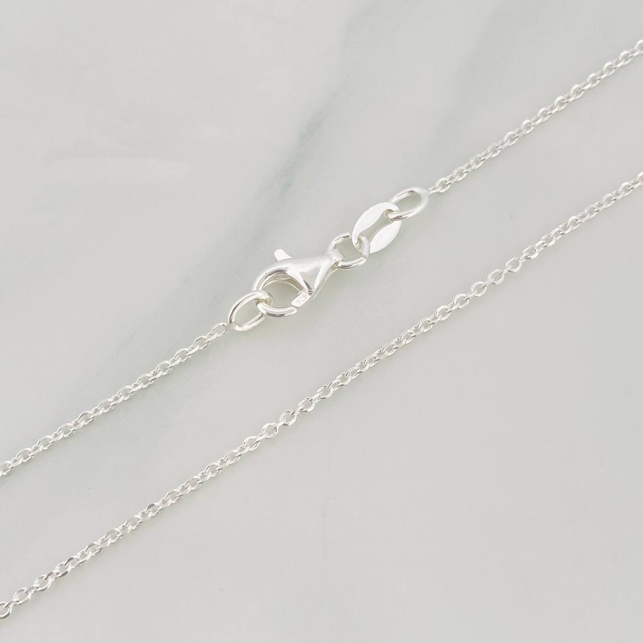 Classic Link Chain Trio 2.6g / 16 in / 1mm Silver Vermeil 925