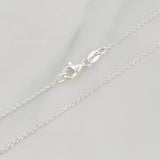 Cadena Aro Seguido Trio 2.55g / 16 in / 1.2mm Plata Vermeil 925