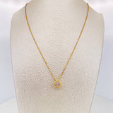 Rosario Aro Seguido Halo 3.15g / 18 in / 1.1mm Plata Vermeil 925
