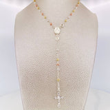 Rosario Virgen Milagrosa 7.5g / 22 in / 3mm Plata Vermeil 925