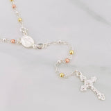 Rosary Virgin of the Miraculous 7.5g / 22 in / 3mm Silver Vermeil 925