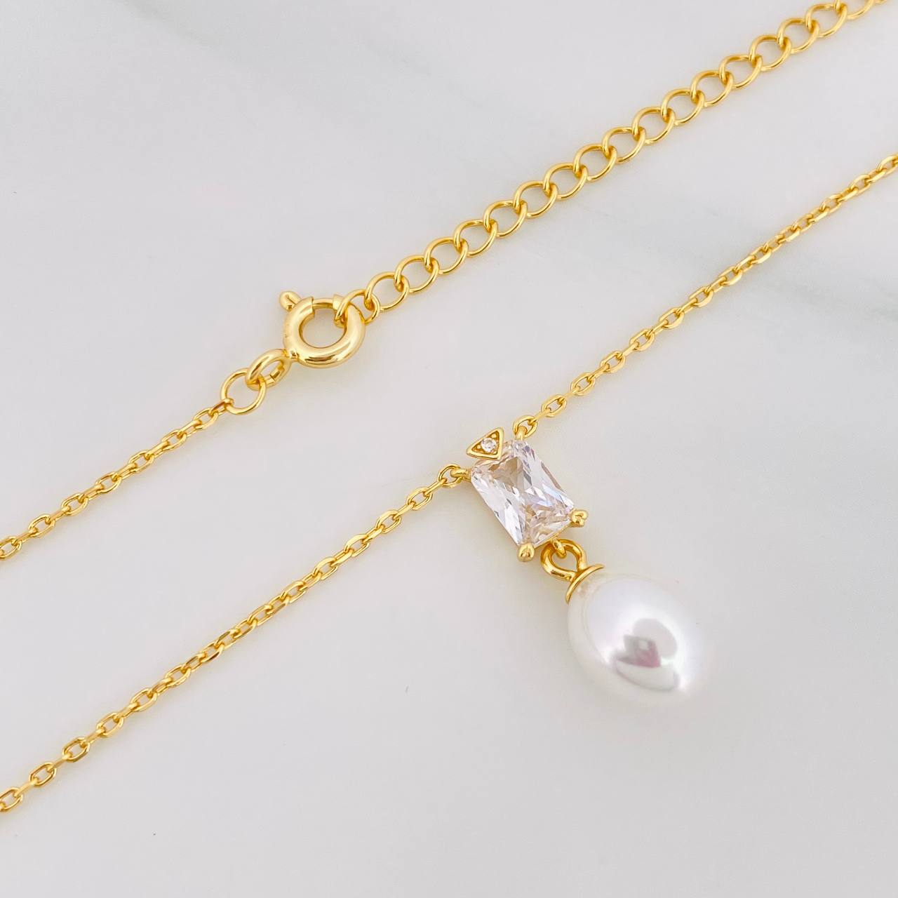 Classic Link Chain Figures 2.45g / 18 in / 0.9mm Vermeil Silver 925