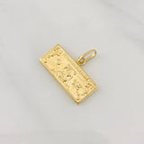 Pendant One Dollar 0.8g / 3/4 in Yellow Gold 18K