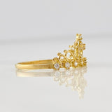 Crown Ring 15's 1.4g / T5 1/4 Yellow Gold 18K
