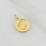 Pendant Crown 1g / 3/4 in Yellow Gold 18K