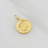 Pendant Crown 0.4g / 1/2 in Yellow Gold 18K