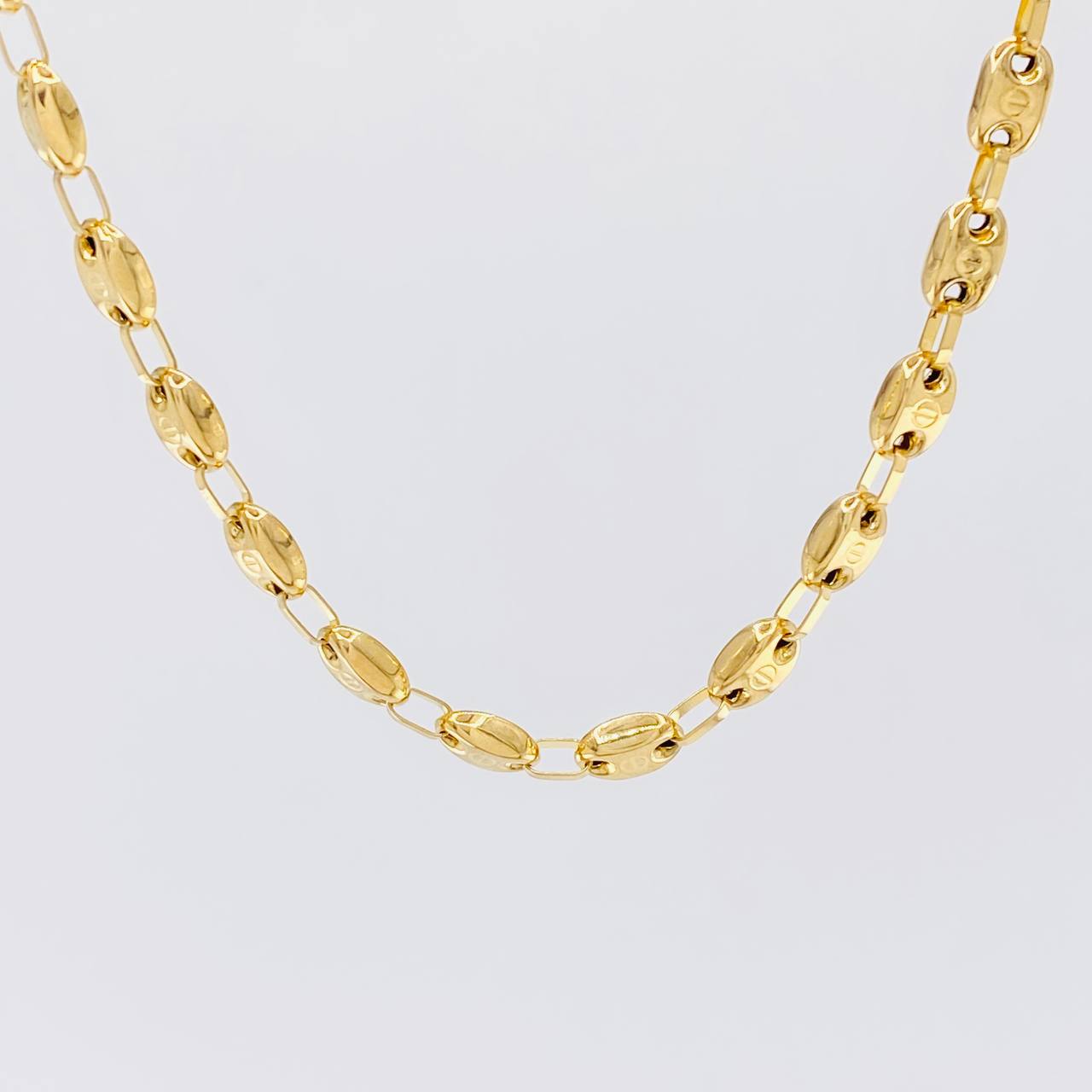 Cadena Rustica Tornillo 13.45g / 26 in / 4.8mm Oro Amarillo 18K