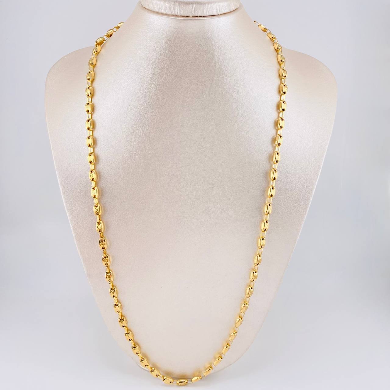 Cadena Rustica Tornillo 13.45g / 26 in / 4.8mm Oro Amarillo 18K