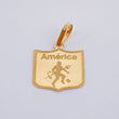 Dije Deportivo America 1.15gr / 1 1/4 in / Oro Amarillo 18K