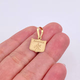 Dije Deportivo America 0.55gr / 3/4 in / Oro Amarillo 18K