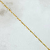 Figaro Chain 2.25gr / 23.6in / 18K Gold +1$