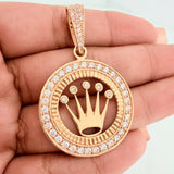 Dije Corona 9.95gr / 1 3/4 in / Oro Amarillo 18K $