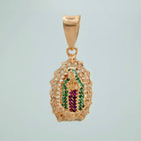Dije Virgen de Guadalupe 5.2gr / 1 1/4 in / Oro Rosa 18K $