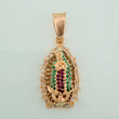Dije Virgen de Guadalupe 5.2gr / 1 1/4 in / Oro Rosa 18K $