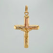 Dije Cruz Cristo 5.75gr / 2 in / Tres Oros  18K $