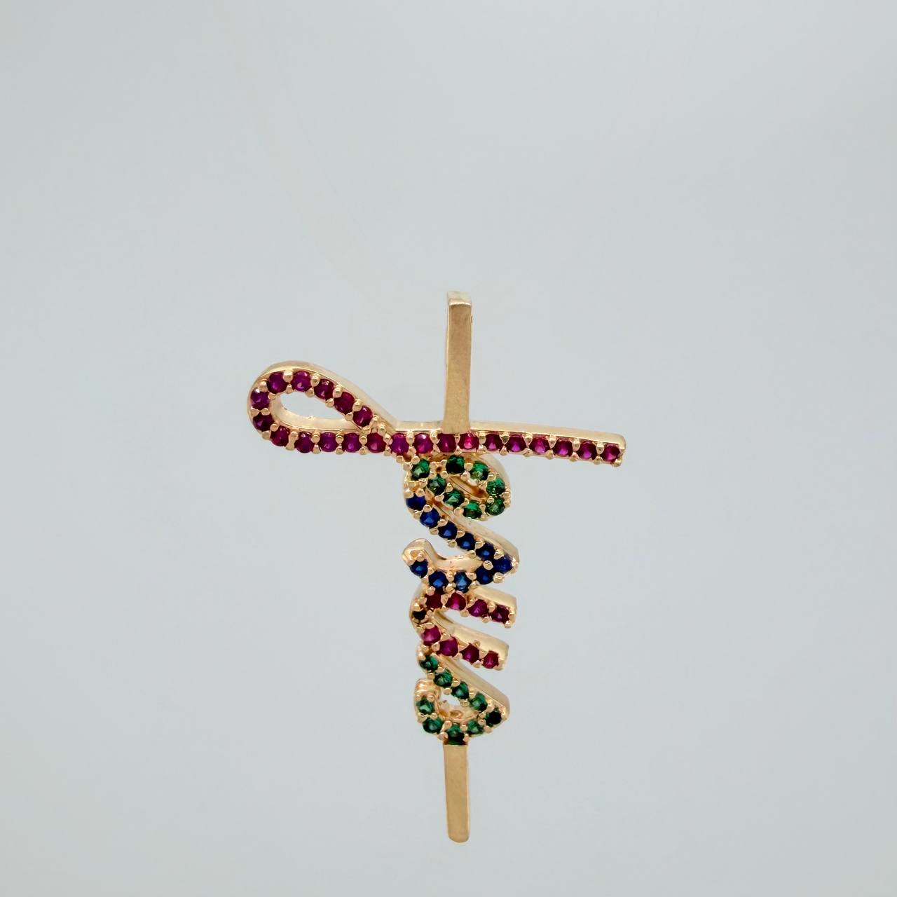 Dije Jesus 2.45gr / 1 1/4 in / Oro Amarillo 18K $