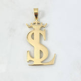 Fabricacion Bajo Pedido Dije Logo Personalizada 10gr / Liso Oro Amarillo 18K