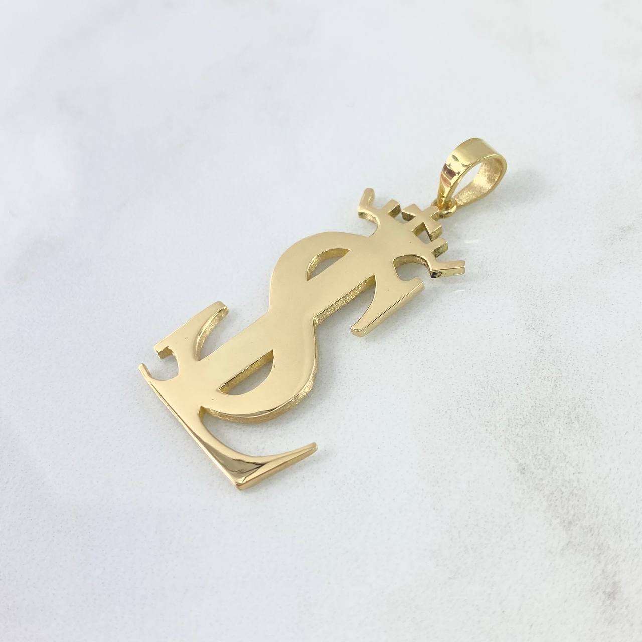 Fabricacion Bajo Pedido Dije Logo Personalizada 10gr / Liso Oro Amarillo 18K