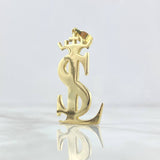 Fabricacion Bajo Pedido Dije Logo Personalizada 10gr / Liso Oro Amarillo 18K