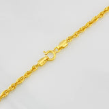 Cadena Lazo 2.7g / 20 in / 2.4mm Oro Amarillo 18K