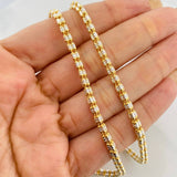 Cadena Ice 13.4g / 18 in / 3.5mm Plata Vermeil 925