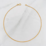 Pulso Aro Seguido 0.85g / 8 1/2 in / 0.8mm Oro Amarillo 18K