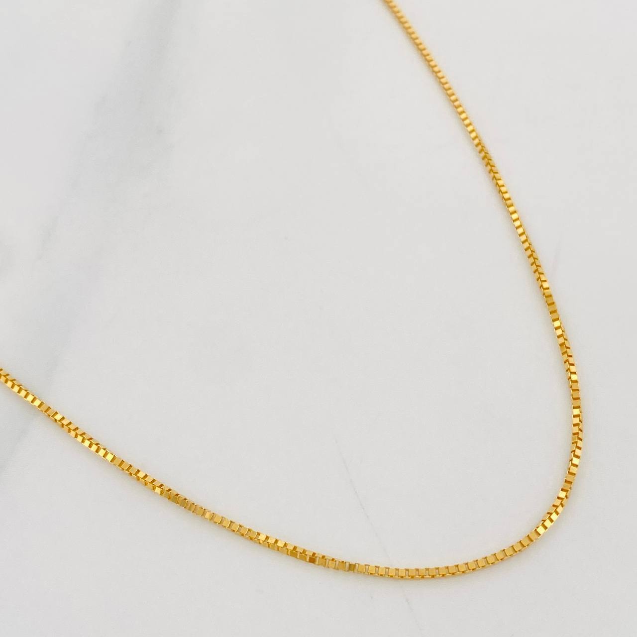 Venetian Chain 2.1g / 22 in / 0.8mm 18K Yellow Gold