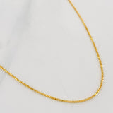 Venetian Chain 2.1g / 22 in / 0.8mm 18K Yellow Gold