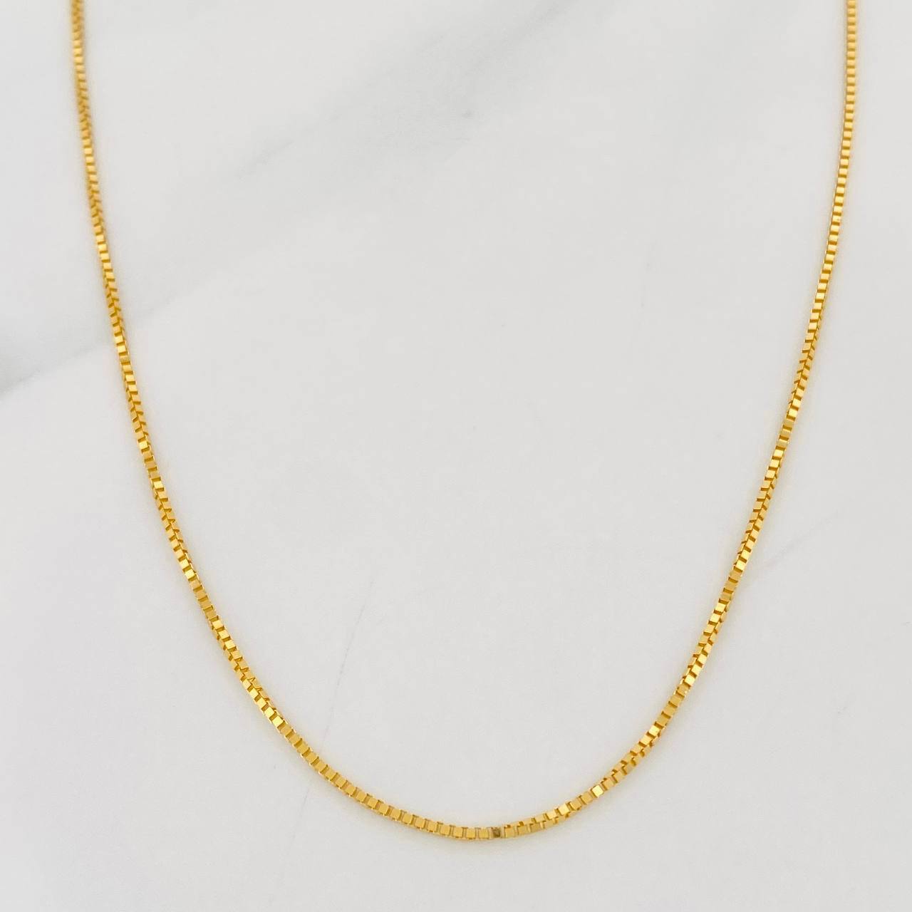 Venetian Chain 2.1g / 22 in / 0.8mm 18K Yellow Gold