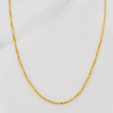 Venetian Chain 2.1g / 22 in / 0.8mm 18K Yellow Gold
