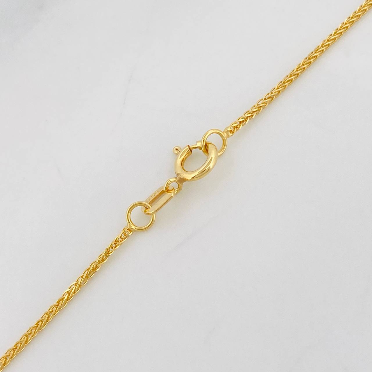 Cadena Franco 1.85g / 20 in / 0.8mm Oro Amarillo 18K