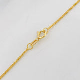 Cadena Franco 1.85g / 20 in / 0.8mm Oro Amarillo 18K