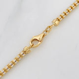 Cadena Ice 19.8g / 24 in / 3.2mm Dos Oros Amarillo Blanco 18K