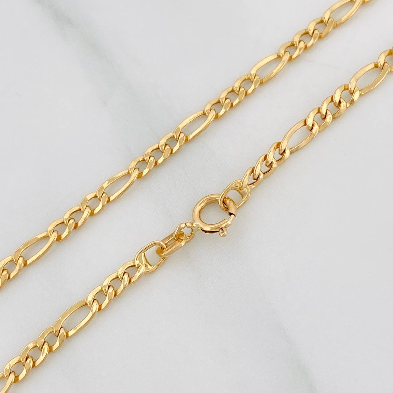 Cadena Figaro 2.7g / 26 in / 2.6mm Oro Amarillo 18K